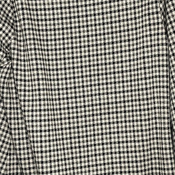 J Jill Ponte Tunic Gray Black White Houndstooth Boatneck‎ ¾ Sleeve Size Medium - Picture 5 of 8